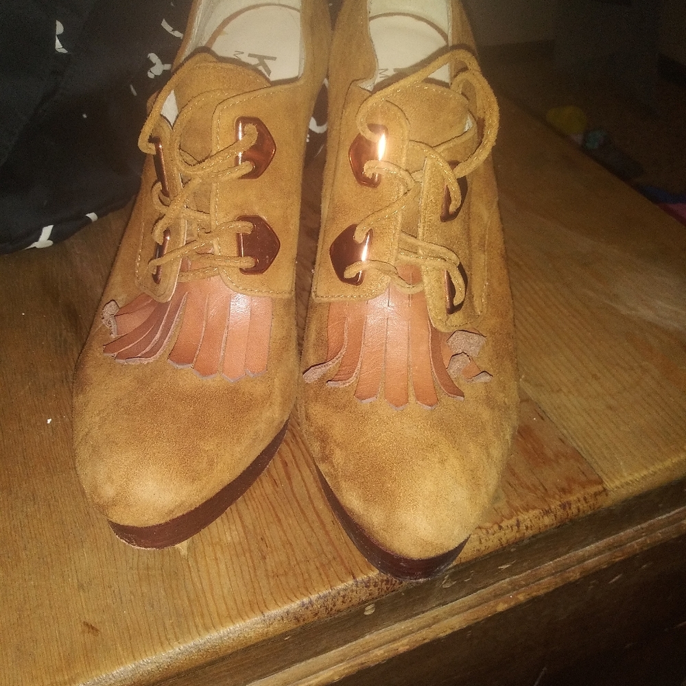 Michael kors suede ankle boots